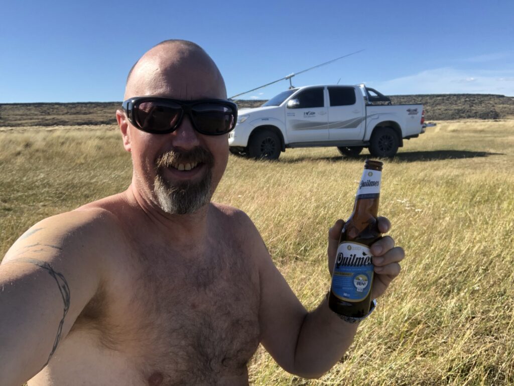 Playa del Buitreras med över 30 grader varje dag i början!